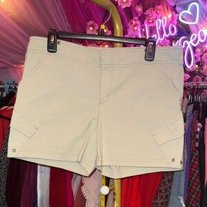 Athleta Women's Cream Cargo Shorts